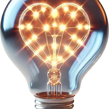 Artwork thumbnail, Heart Light Bulb by zeeteezofficial