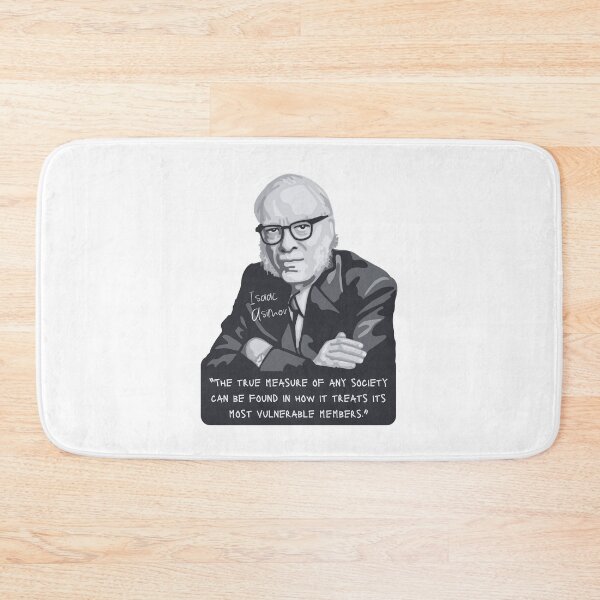 Item preview, Isaac Asimov Portrait and quote designed and sold by Unhinged Heather.