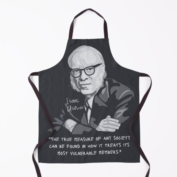 Item preview, Isaac Asimov Portrait and quote designed and sold by Unhinged Heather.