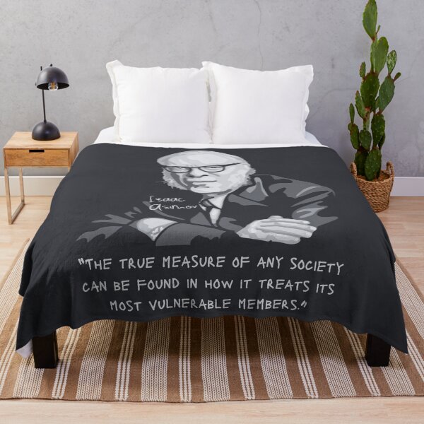 Item preview, Isaac Asimov Portrait and quote designed and sold by Unhinged Heather.