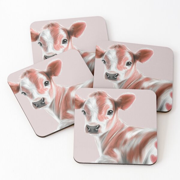 Item preview, strawberry cow designed and sold by PricklyPeanut.
