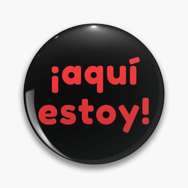 Item preview, ¡aquí estoy! Red designed and sold by SyTcreations.