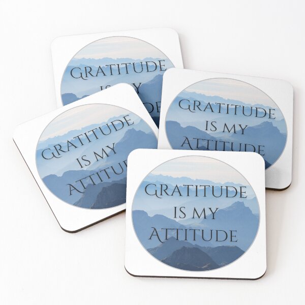 Item preview, Gratitude is my Attitude  designed and sold by StikEmUp Stickers .