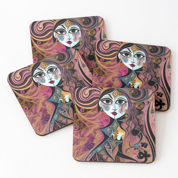 Item preview,  Abstract Portrait Art  designed and sold by TheDarkWardrobe.