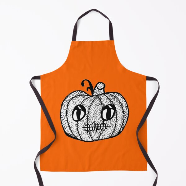 Item preview, Pumpkin Jack O Lantern With Teeth Grayscale designed and sold by KayTurtless.