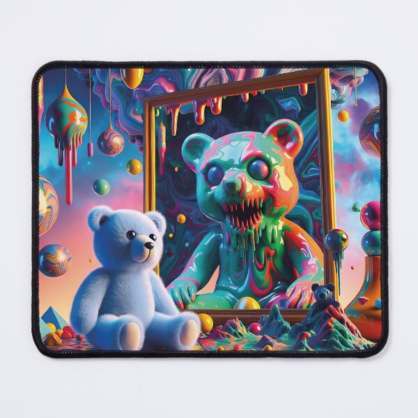 Item preview, Pastel Teddy Bear in Surreal Mirror designed and sold by koreatvtea.