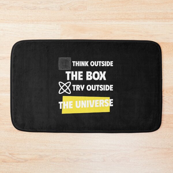 Item preview, Think outside the box, try outside the universe designed and sold by tinape2007.