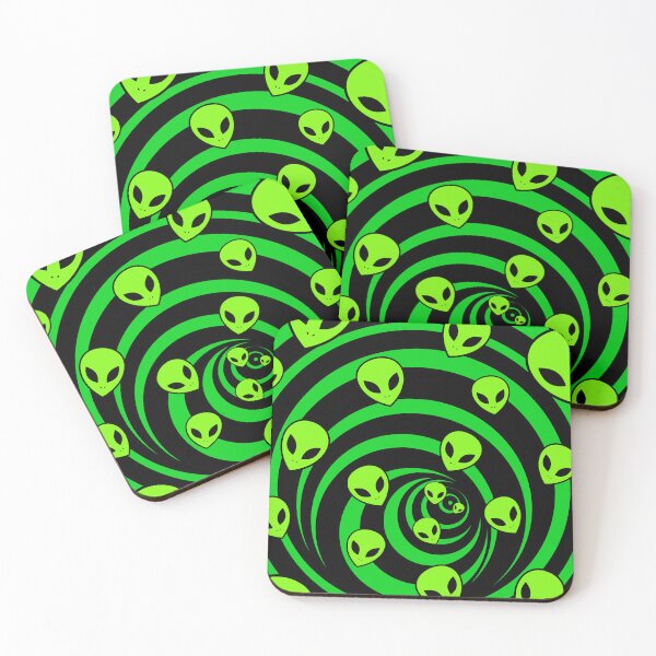 Item preview, GREEN Aliens Heads designed and sold by Sartoris Art.