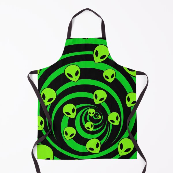 Item preview, Green Alien Heads designed and sold by Sartoris Art.