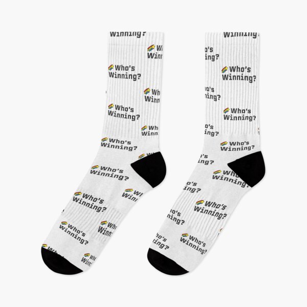 Item preview, Who's Winning? (black) designed and sold by slash-graphics.