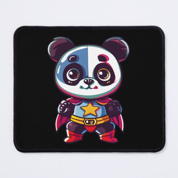 Item preview, Cute Colorful Cartoon Hero Superhero Super Panda Bear designed and sold by Leonardo Palumbo.