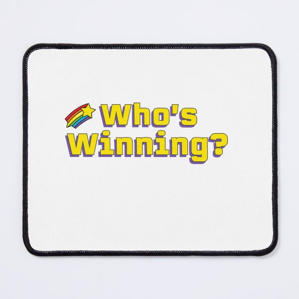 Item preview, Who's Winning? (Yellow) designed and sold by slash-graphics.