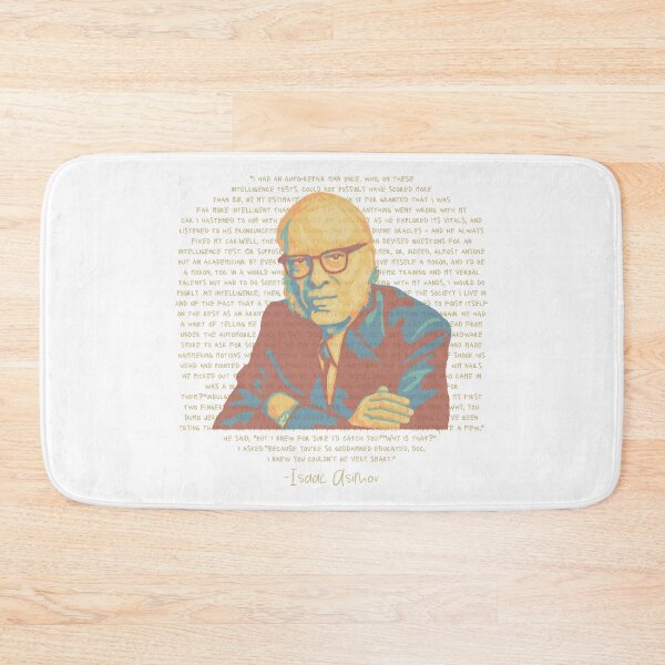 Item preview, Isaac Asimov Portrait and quote designed and sold by Unhinged Heather.