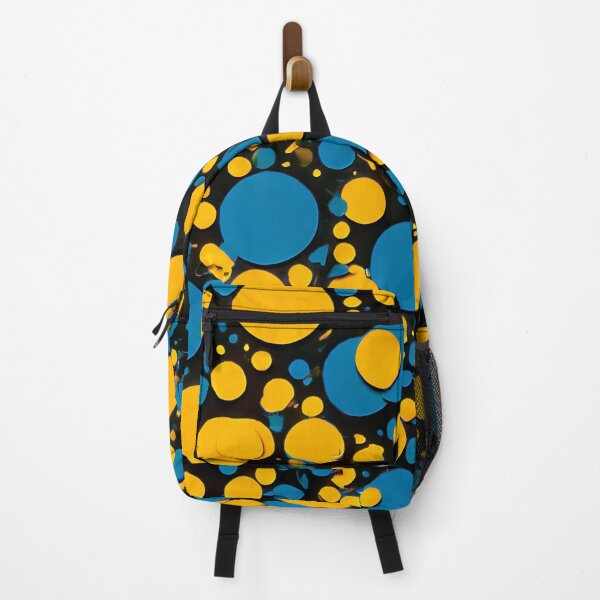 Item preview, Bright yellow and turquoise overlapping circles for a cheerful, summery designed and sold by Tchoice.