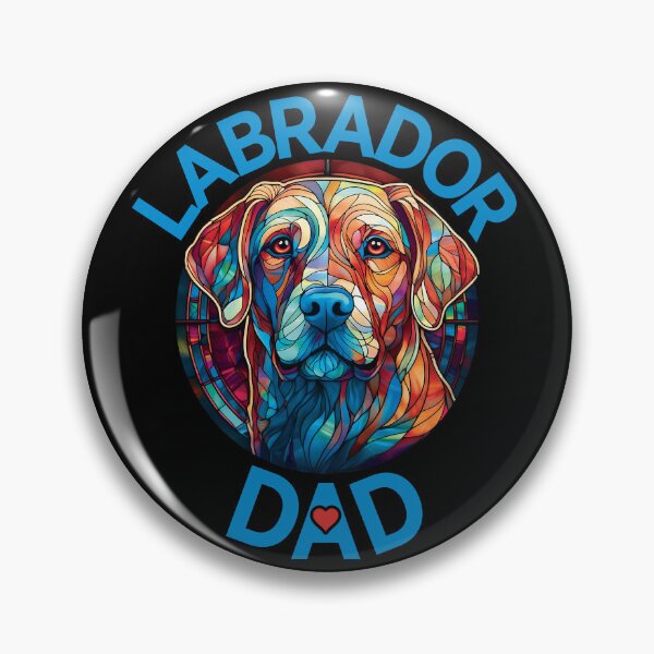 Artikelvorschau, Labrador Papa, Glasmalerei entworfen und verkauft von MrPila.