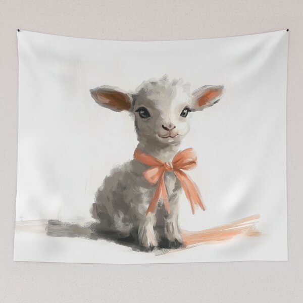 Item preview, little lamb designed and sold by PricklyPeanut.