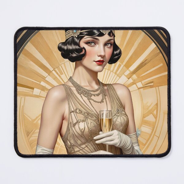Item preview, Wall Art - Vintage Art Deco Girl #2 - Large designed and sold by ForeverPrintsOK.