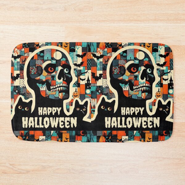 Item preview, Feline Frights - Spooky Halloween Cat Art Design by Egyape designed and sold by egyape ⭐⭐⭐⭐⭐.