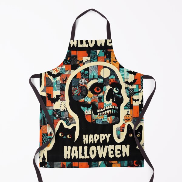 Item preview, Feline Frights - Spooky Halloween Cat Art Design by Egyape designed and sold by egyape ⭐⭐⭐⭐⭐.