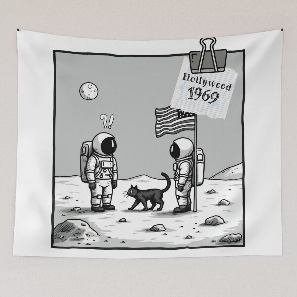 Item preview, Moon landing true story designed and sold by Dago345.