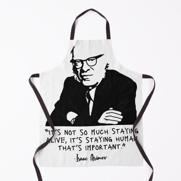 Item preview, Isaac Asimov Portrait and quote designed and sold by Unhinged Heather.