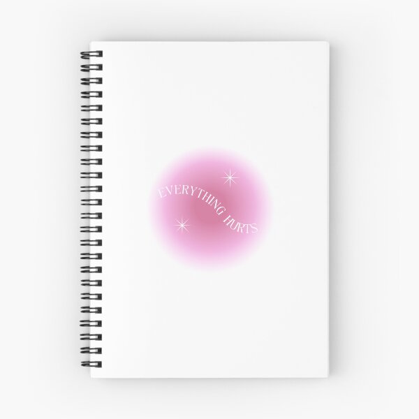 Item preview, Pink Everything Hurts Aura print designed and sold by tissueissues.