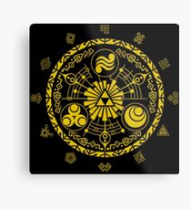 Legend of Zelda Gate of Time Metal Print