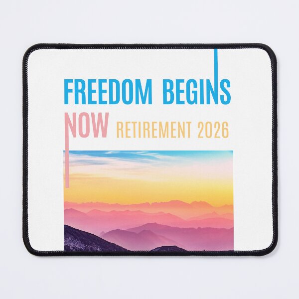 Item preview, Copy of Freedom begins now- retirement 2026 designed and sold by FluxAuraTees.