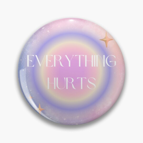 Item preview, Everything Hurts Pastel Galaxy Aura Print designed and sold by tissueissues.