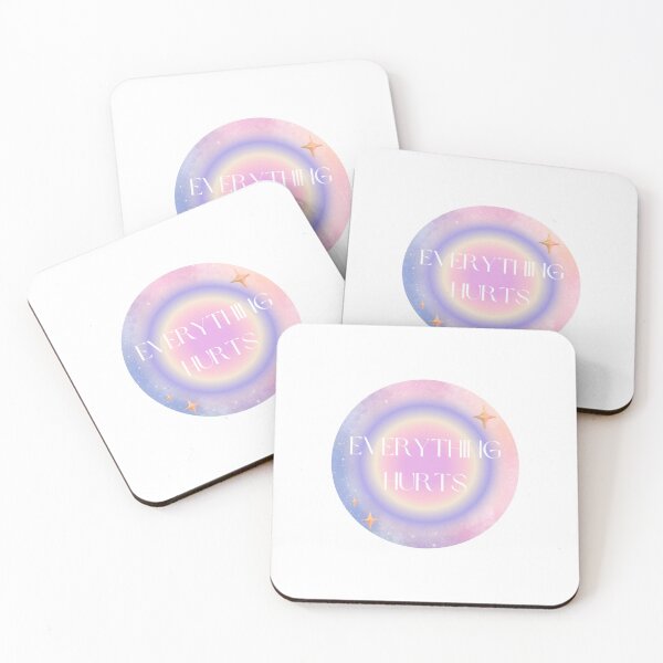 Item preview, Everything Hurts Pastel Galaxy Aura Print designed and sold by tissueissues.