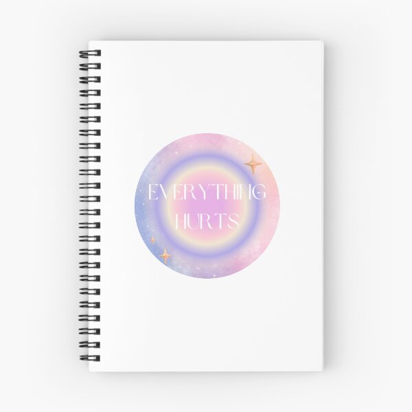 Item preview, Everything Hurts Pastel Galaxy Aura Print designed and sold by tissueissues.