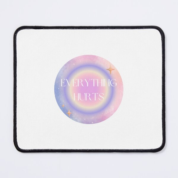 Item preview, Everything Hurts Pastel Galaxy Aura Print designed and sold by tissueissues.