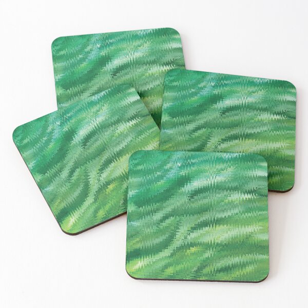 Item preview, Ondas verdes en zigzag designed and sold by Alexandria Levin.