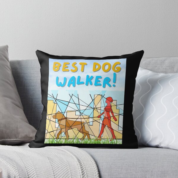 Item preview, Best Dog Walker: Fun and Proud Pet Lover Design designed and sold by GusiaTreasures.