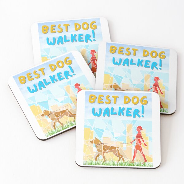 Item preview, Best Dog Walker: Fun and Proud Pet Lover Design designed and sold by GusiaTreasures.