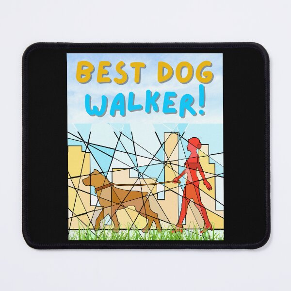 Item preview, Best Dog Walker: Fun and Proud Pet Lover Design designed and sold by GusiaTreasures.