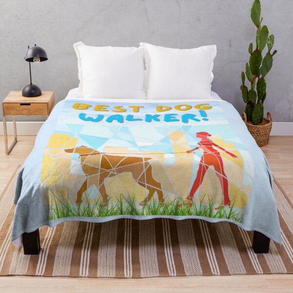 Item preview, Best Dog Walker: Fun and Proud Pet Lover Design designed and sold by GusiaTreasures.