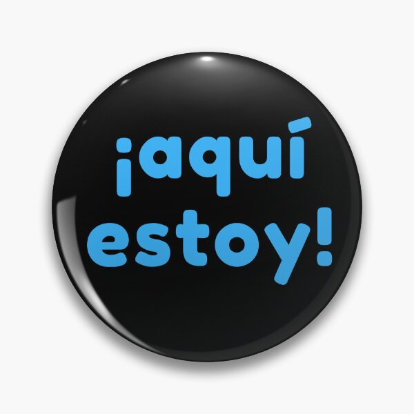 Item preview, ¡aquí estoy! Blue designed and sold by SyTcreations.