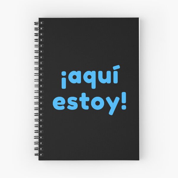 Item preview, ¡aquí estoy! Blue designed and sold by SyTcreations.