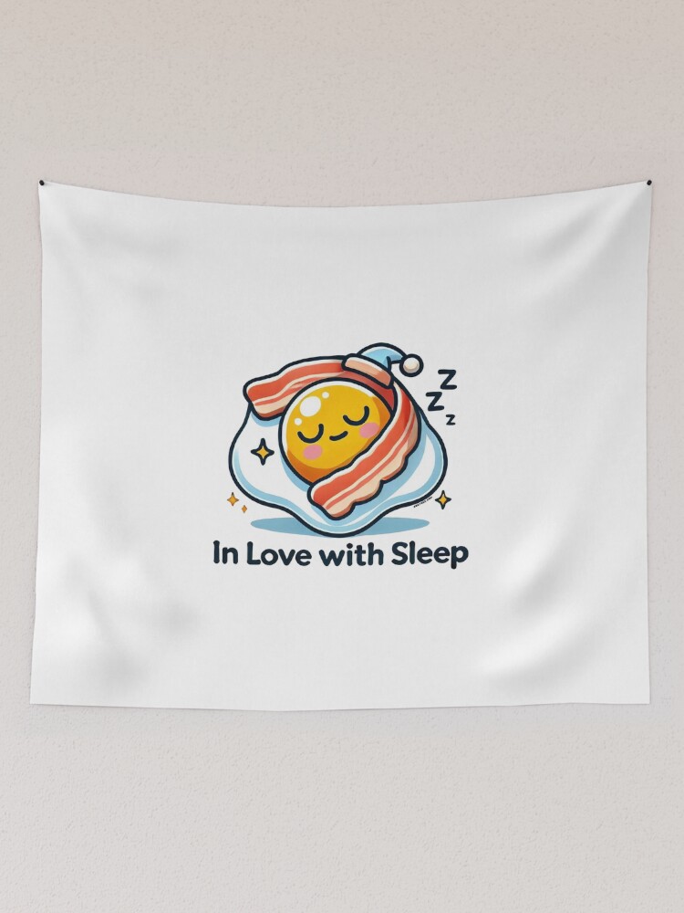 Thumbnail 2 of 3, Tapestry, In Love with Sleep designed and sold by zeeteezofficial.