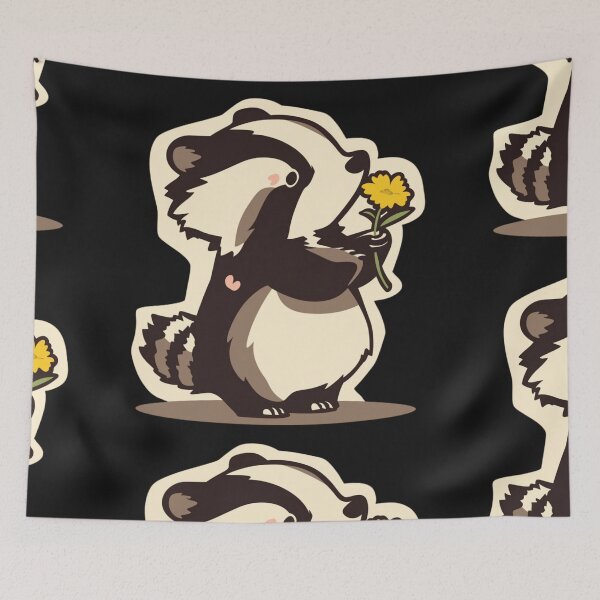 Item preview, badger designed and sold by MendaciousMina.