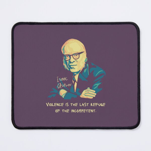 Item preview, Isaac Asimov Portrait and quote designed and sold by Unhinged Heather.