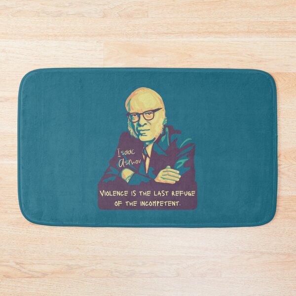 Item preview, Isaac Asimov Portrait and quote designed and sold by Unhinged Heather.