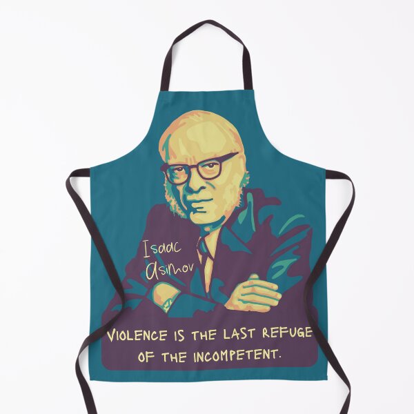 Item preview, Isaac Asimov Portrait and quote designed and sold by Unhinged Heather.