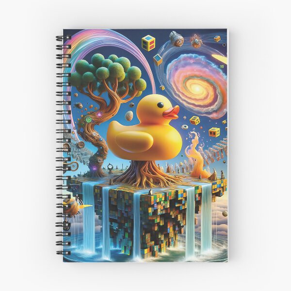 Item preview, Dreamlike Floating Island with Rubber Duck designed and sold by koreatvtea.