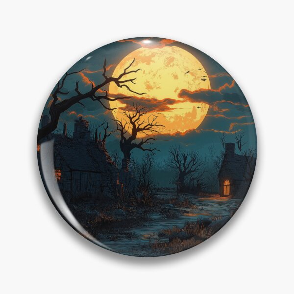 Item preview, Haunted Halloween Village designed and sold by KeeganCreations.