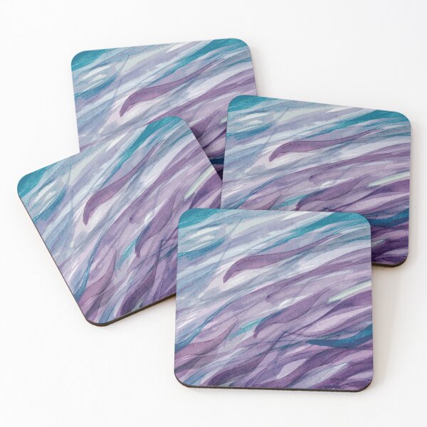 Item preview, Plum Waves Turquoise Sea designed and sold by Alexandria Levin.