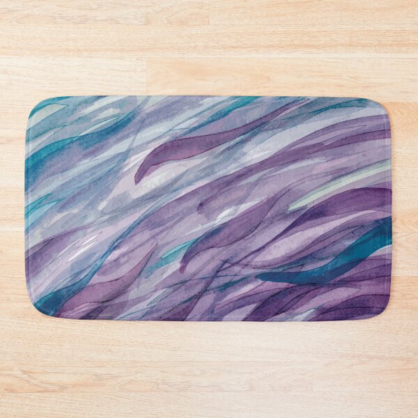 Item preview, Plum Waves Turquoise Sea designed and sold by Alexandria Levin.