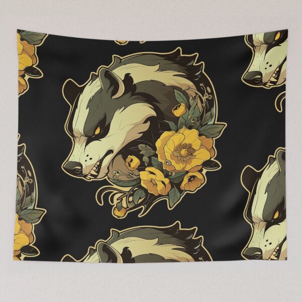 Item preview, badger designed and sold by MendaciousMina.