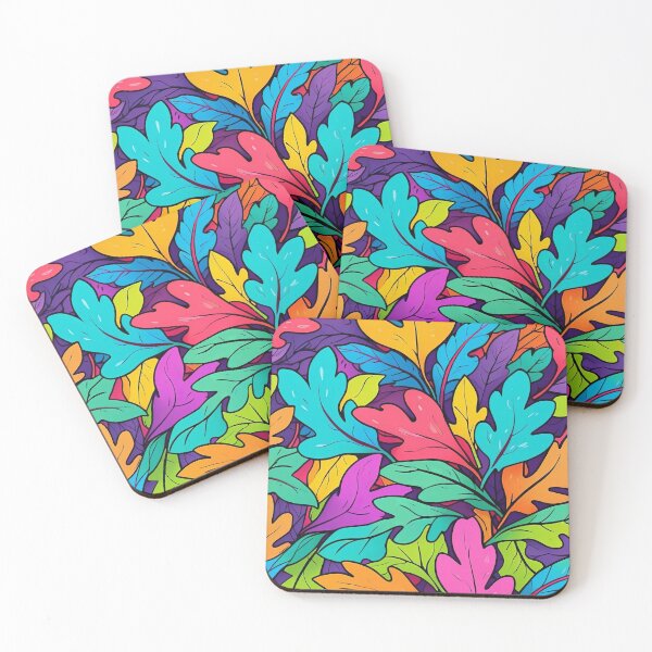 Item preview, Bold Forest Foliage in Vibrant Colours designed and sold by ArtComixHaven.